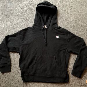 black champion hoodie